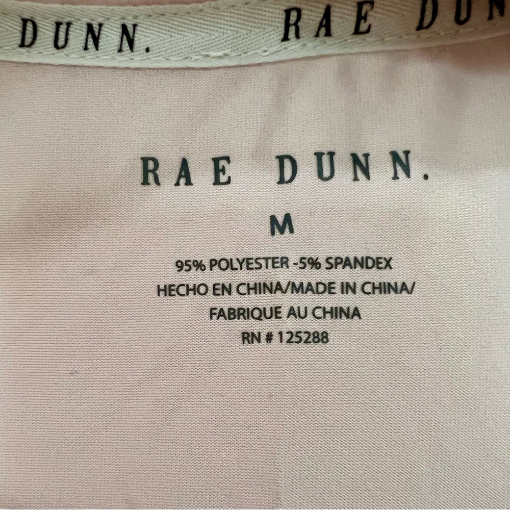 Rae Dunn Pajama Top - Picture 3 of 3